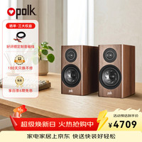 polk R100 Hi-Res高解析度 亚光黑 2.0书架音箱