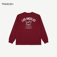 Mitchell&Ness MITCHELL & NESS【MLB联名】长袖T恤NY洋基LA道奇运动上衣男女
