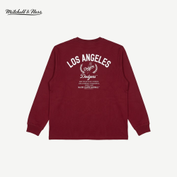 Mitchell&Ness MITCHELL &amp; NESS【MLB联名】长袖T恤NY洋基LA道奇运动上衣男女