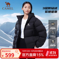骆驼 气凝胶户外羽绒服冬季新款 保暖防泼水面包服