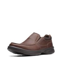 Clarks Originals Clarks 男士一脚蹬乐福鞋 舒适透气 弹性鞋口 Ortholite减震防滑 棕褐色 滚磨 42.5 (9.5 US)