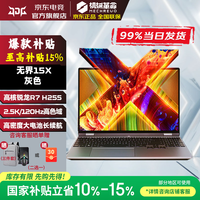 机械革命 无界15x暴风雪 新款无界14x 高性能轻薄本学生设计办公游戏笔记本电脑MHD 15X灰色 R7H 255 16G+512G/2.5k 高清高刷屏