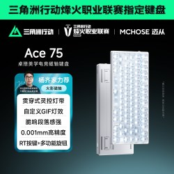 迈从 Ace 75 磁轴键盘机械游戏电竞有线客制化电脑打瓦三角洲FPS