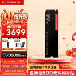 闪迪 西部数据 SN850X PCIe Gen4 2TB M.2固态硬盘