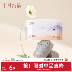 十月结晶 孕产妇湿巾纸成人女性产后生理期私处护理 20片 1包