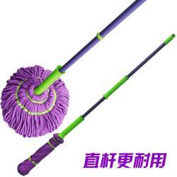 涤太太 免手洗家用干湿两用拧水拖把懒人拖布一拖净旋转拖把清洁工具地拖