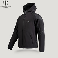 ALIEN SNAIL 女款如影摩托车骑行服四季保暖防风耐磨骑行服可拆卸CE级护具摩托车骑行装备 黑灰 L