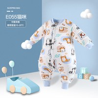 阳阳韩韩 婴儿睡袋，宝宝加厚防踢连体睡衣，韩韩中厚款90码（对应身高70-85cm）