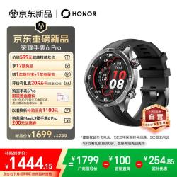 荣耀 6Pro 无感血压2.0 蓝牙版 精钢黑 智能手表
