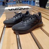 阿迪达斯 运动鞋女鞋秋季新款RUNFALCON 2.0缓震跑步鞋轻便透气休闲鞋 H05802黑色 36