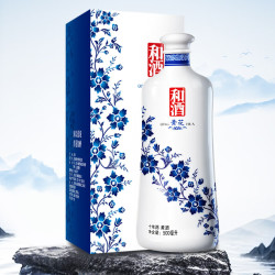和 酒 青花10年 上海老酒陈黄酒 特型半干年份酒500ml单瓶