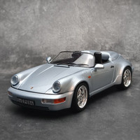 NOREV 1:18 保时捷 911 964 SPEEDSTER WTL 1993 合金汽车模型 187150 银色敞篷现货