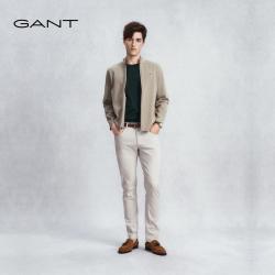 GANT 秋冬男士微弹休闲长裤中腰时尚通勤百搭高级感牛仔裤