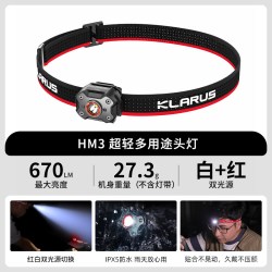 KLARUS HM1 感应夜钓高级头灯 1800mAh