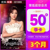 搜狐 视频vip超级会员3个月云视听悦厅TV会员季卡