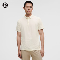 lululemon 丨Evolution 男士短袖休闲Polo衫 LM3EN3S 杂色椰奶白 L