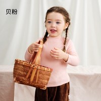 欧孕 女童秋冬加厚半高领打底衫