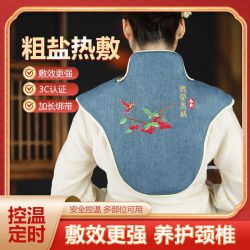 蕲姑娘 颈椎盐袋热敷包电加热海盐粗盐电热盐包艾灸艾草肩颈理疗袋子家用