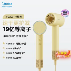 美的 FG208 电吹风 深空灰