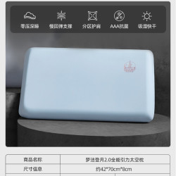 梦洁家纺 梦洁登月3.0记忆棉枕头枕芯慢回弹护颈成人送礼学生宿舍
