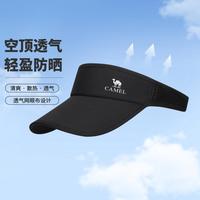 骆驼 帽子轻便透气太阳帽跑步运动休闲遮阳帽运动帽夏季中性防晒空顶帽
