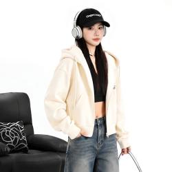 I.T it fingercroxx卫衣外套女秋上新潮流休闲短款卫衣