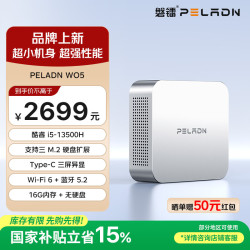 磐镭 新品全新英特尔酷睿I5-13500H 台式电脑