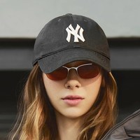 88VIP：MLB CP66情侣时尚百搭软顶棒球帽遮阳户外春秋