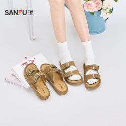 三福 度假风勃肯拖鞋 842091