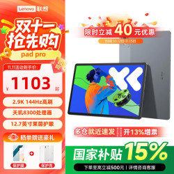 联想 小新 Pad Pro二代 12.7英寸 平板电脑 舒视版 护眼 办公 大象灰（标准版）