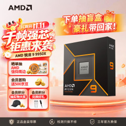 AMD 锐龙R9-9950X CPU 4.3GHz 16核32线程