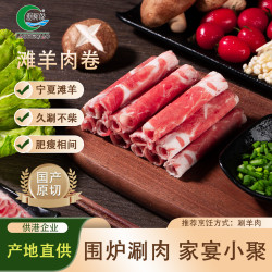 涝河桥 宁夏滩羊 滩羊肉片 480g