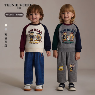 TEENIE WEENIE 索罗娜加绒 中灰色 100cm 儿童卫衣