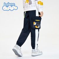 班尼路 长裤男童拼色工装 中大童
