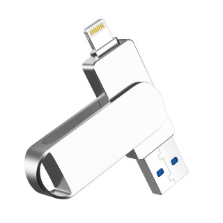 适用苹果手机U盘128G电脑两用外接iPhone扩容优盘双接口正品256gb