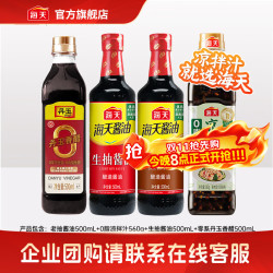 海天 凉拌汁+生老抽醋 560g 调味品4件套