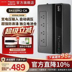 施耐德 BK650M2-CH UPS电源 650VA/390W