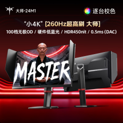 KTC 24M1 240Hz FastIPS 23.8英寸2K显示器
