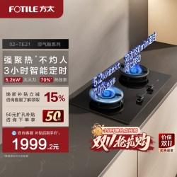 方太 JZT-01-TE21 智能双定时 燃气灶