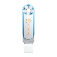 移动端：雷克沙 D500联名128G手机移动固态U盘USB双接口高速存储Type-C优盘