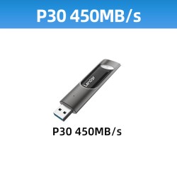 雷克沙 u盘正品P30 USB3.2高速苹果手机电脑两用Typec加密固态优盘