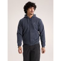 始祖鸟 Emblem Fleece 男款全拉链连帽保暖外套