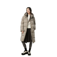 坦博尔 热卖连帽羽绒服 女中长款加厚保暖上衣外套