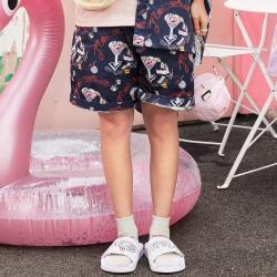 NEW ERA 渐变印花休闲百搭宽松短裤男女同款