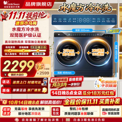 小天鹅 迷你小乌梅 双筒分区洗全自动 2KG洗烘一体一级能效
