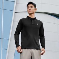 乔丹 长袖POLO衫男士秋季商务休闲运动百搭翻领长T