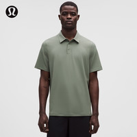 lululemon 丨ShowZero™ 男士经典剪裁休闲Polo衫短袖 LM3GMFS 柳叶绿 L