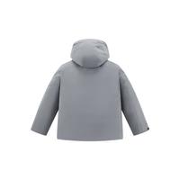 太平鸟 B1ACE4536 冬季连帽纯色羽绒服 绿色 M