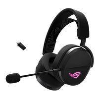 华硕 三模无线游戏耳机 头戴式可拆卸麦 蓝牙2.4GHz USB-C