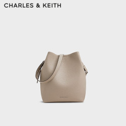CHARLES & KEITH 【荔枝纹子母】单肩斜挎水桶包 CK2-10151504